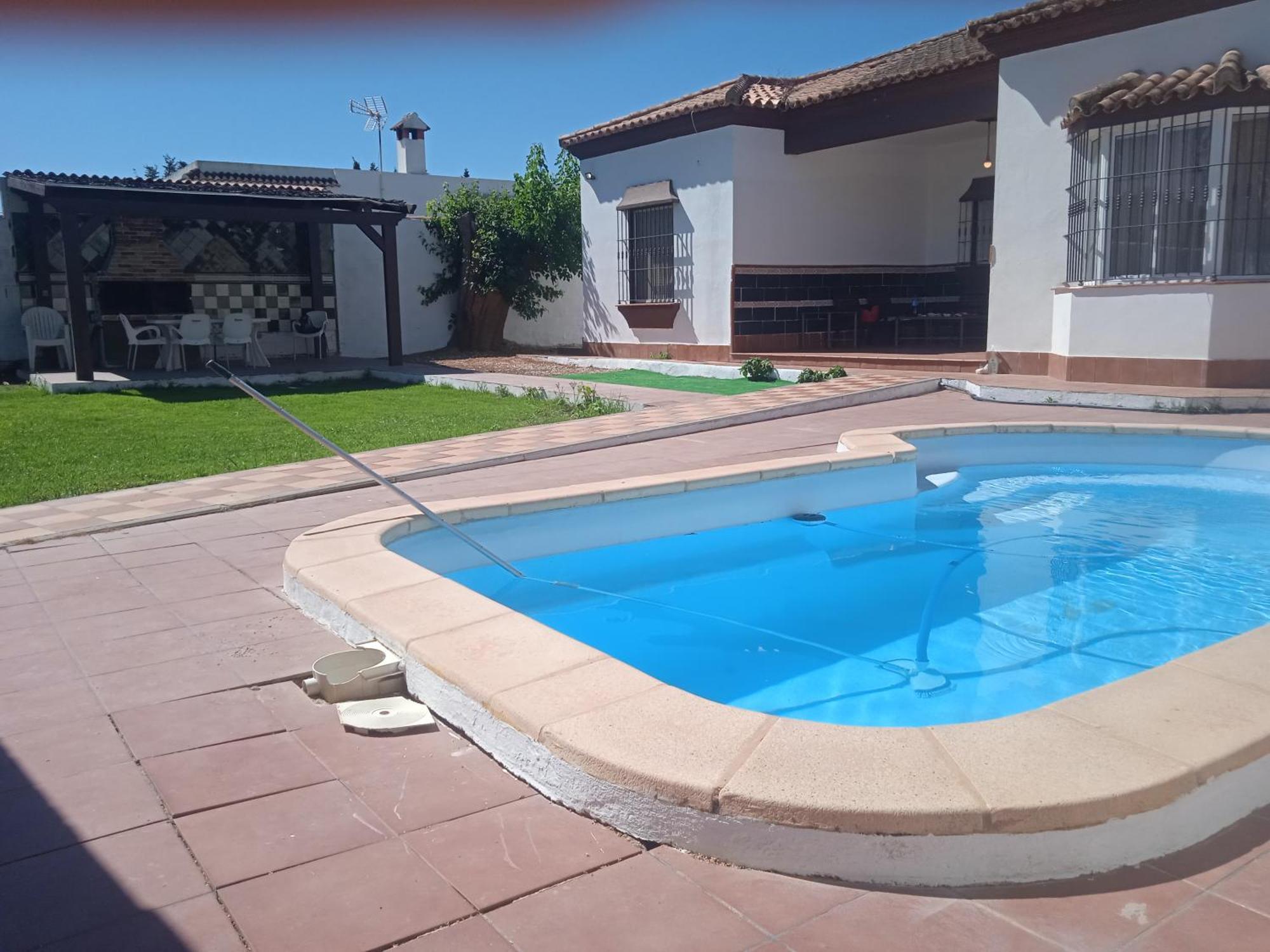Agradable Chalet Con Piscina Para Escapadas. Chiclana de la Frontera Bagian luar foto