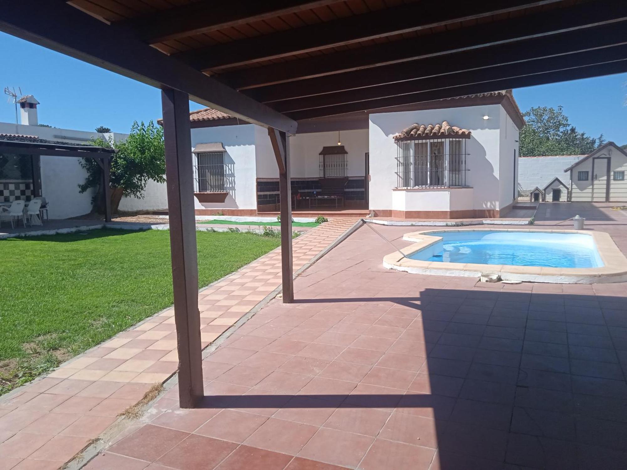 Agradable Chalet Con Piscina Para Escapadas. Chiclana de la Frontera Bagian luar foto
